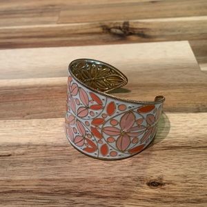 Orange Cuff Bracelet